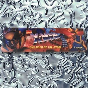 Marvel Children Of the Atom Arcade Game PLEXI Capcom Marquee Sign Art Decor